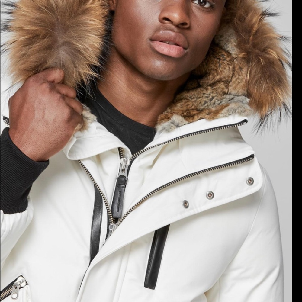 Mackage Dixon Off- White Bomber Jacket